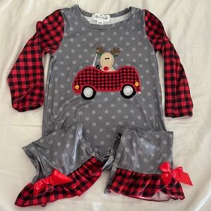 Toddler Christmas jumpsuit